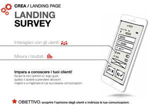 Soluzioni di Mobile marketing : landing survey