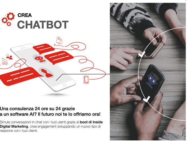 Soluzioni di mobile marketing :  Chatbot e social