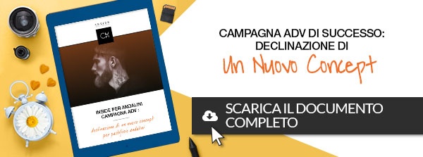 CTA - Campagna ADV di successo: declinazione di un nuovo concept